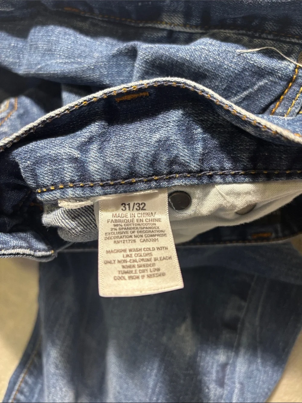 Aeropostale Men’s Skinny Jeans 31x32 Distressed Medium Wash Denim